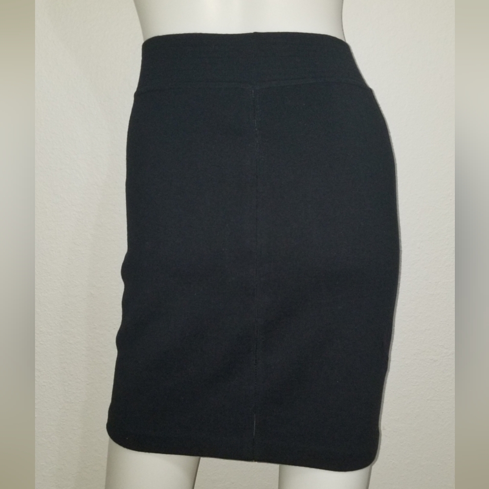 ALAIA 1995 BLACK WOOL MEDIUM PENCIL SKIRT